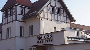 Das Elektrizit&auml;tswerk Heider an der Regensburger Stra&szlig;e in W&ouml;rth.