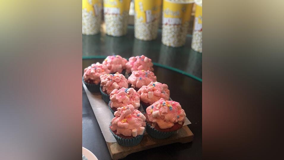 So sehen die fertigen Cupcakes am Ende aus.