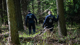 Nach dem Hinweis eines Hellsehers durchsuchte die Polizei ein Waldstück - ohne Erfolg.