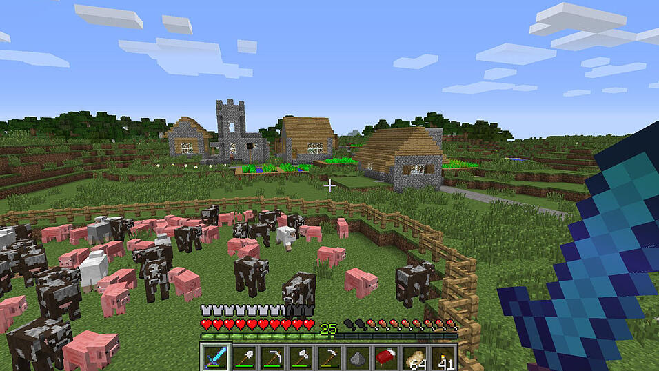 Alles quadratisch: Minecrafts einzigartige Grafik macht das Spielbesonders.