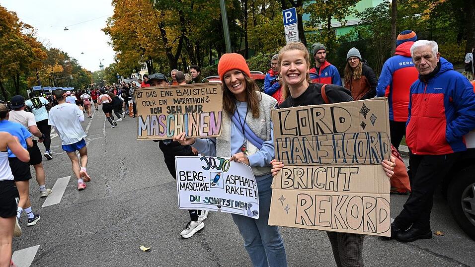 Es gab viel Unterstützung vom Straßenrand.