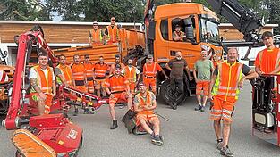 Das Kreisbauhofteam Bogen hat schon so einiges gesehen - neben viel B&uuml;rokratie, Neuschnee und Asphalt auch den Lauf von vermeintlichen Waffen.