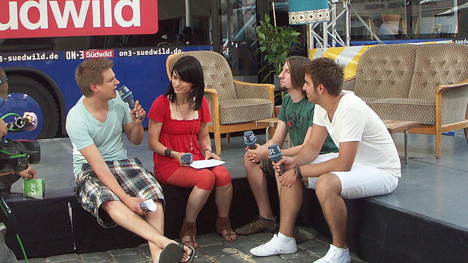 Blick hinter die Kulissen bei on3-südwild. (Foto: Meike Weinzierl) Blick hinter die Kulissen bei on3-südwild. (Foto: Meike Weinzierl)