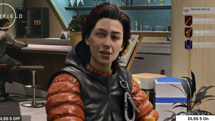 Bei diesem Vergleich sieht man: Die KI (rechts) macht die Haut der Spielfigur wei&szlig;er und gibt ihr Make-up.&nbsp;