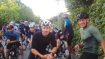 Das große Warten auf den Start.