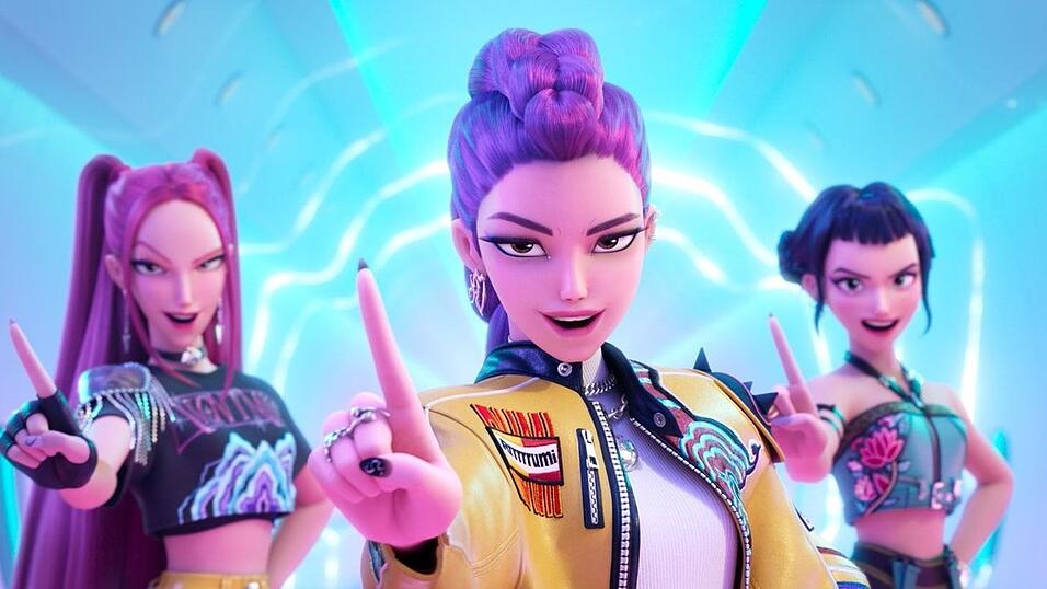 Im Netflix-Hit «KPop Demon Hunters» geht es um die Girl-Band Huntrix. (Foto Handout)
