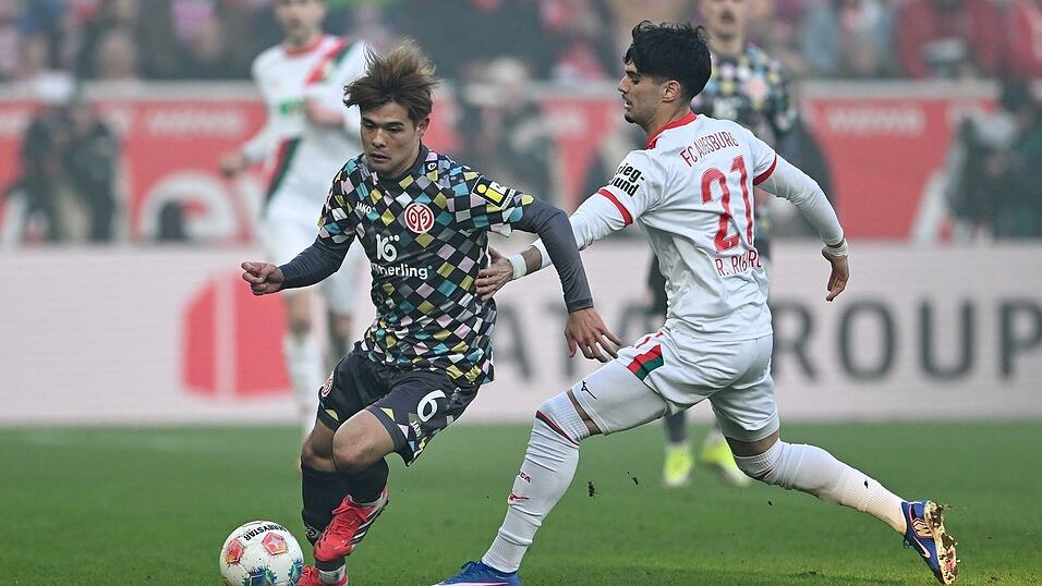 Mainz und Augsburg lieferten sich eine umk&auml;mpfte Partie.