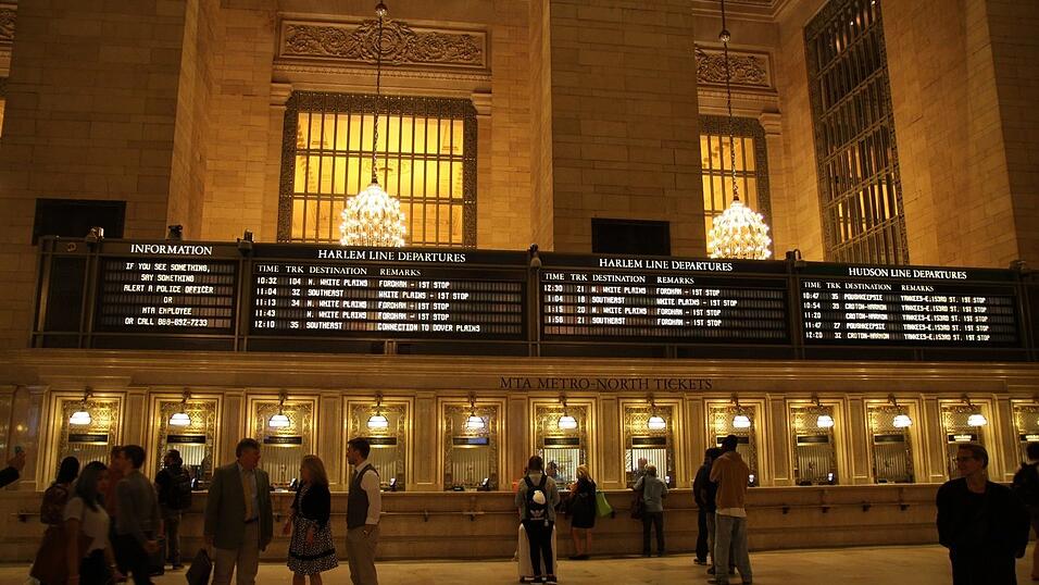 So sieht es im Grand Central Terminal aus.
