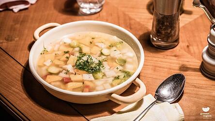 Der Fasteneintopf l&auml;sst sich mit unterschiedlichem Gem&uuml;se wunderbar variieren.&nbsp;