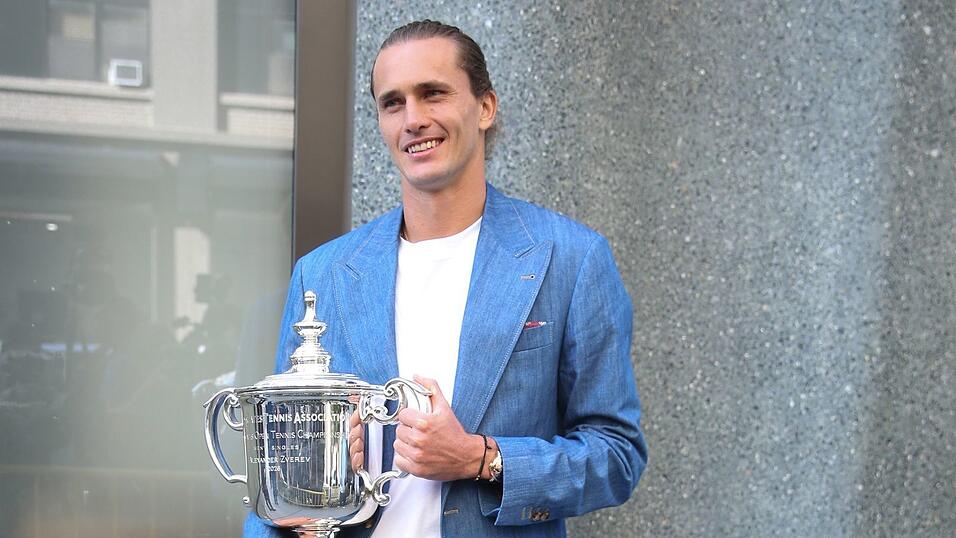 Alexander Zverev am Tag nach seinem US-Open-Triumph Alexander Zverev am Tag nach seinem US-Open-Triumph