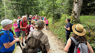 Sternwanderung mit Nationalparkleiterin Ursula Schuster Sternwanderung mit Nationalparkleiterin Ursula Schuster