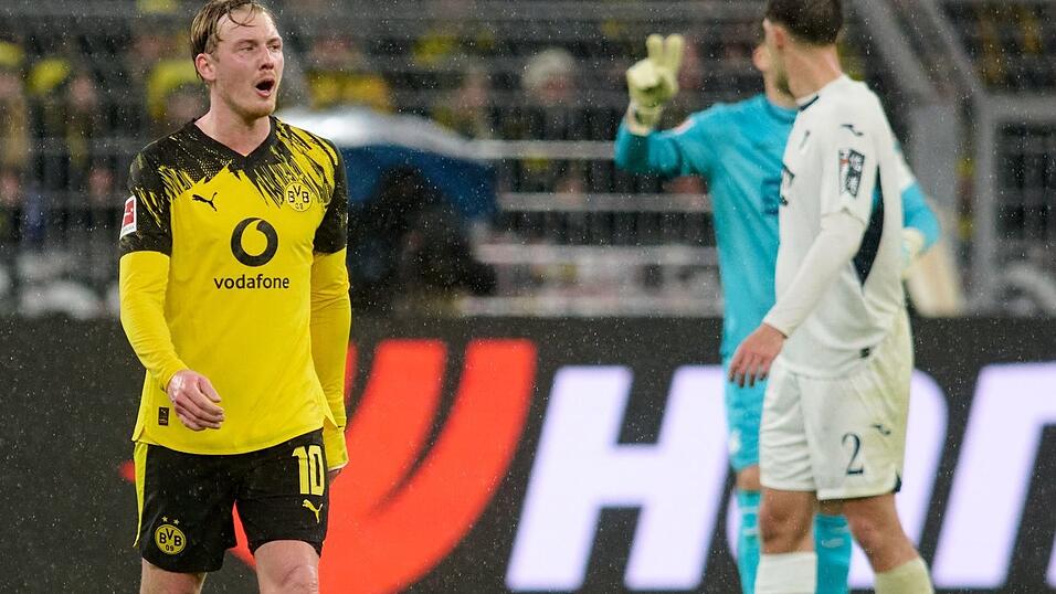 BVB-Profi Julian Brandt war von der Art und Weise des 2:0-Sieges gegen Hoffenheim wenig begeistert BVB-Profi Julian Brandt war von der Art und Weise des 2:0-Sieges gegen Hoffenheim wenig begeistert