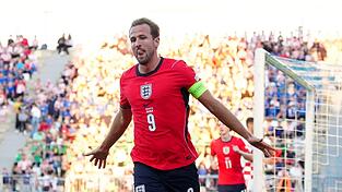 Auch Harry Kane trifft in Rijeka.