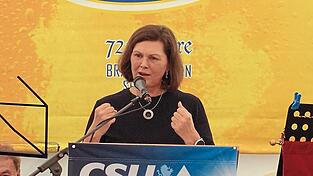 Ilse Aigner, Präsidentin des Bayerischen Landtags, ist die Hauptrednerin beim politischen Frühschoppen der CSU.
