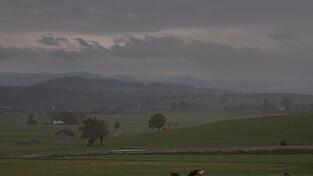In Bayern gab es Gewitter. In Bayern gab es Gewitter.