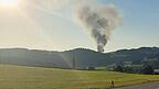 Die Rauchsäule des Kollnburger Brandes war weithin zu sehen. 