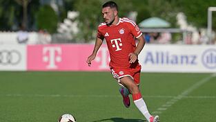 Bayern-Talent Arijon Ibrahimovic wird wieder verliehen. (Archivbild) Bayern-Talent Arijon Ibrahimovic wird wieder verliehen. (Archivbild)
