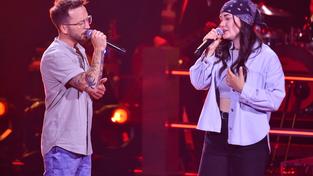 Stimmgewaltiges Duett bei 'The Voice of Germany': Tom Schmidbauer und Laura performten vor einem TV-Millionenpublikum den Song 'The Joker and the Queen'.