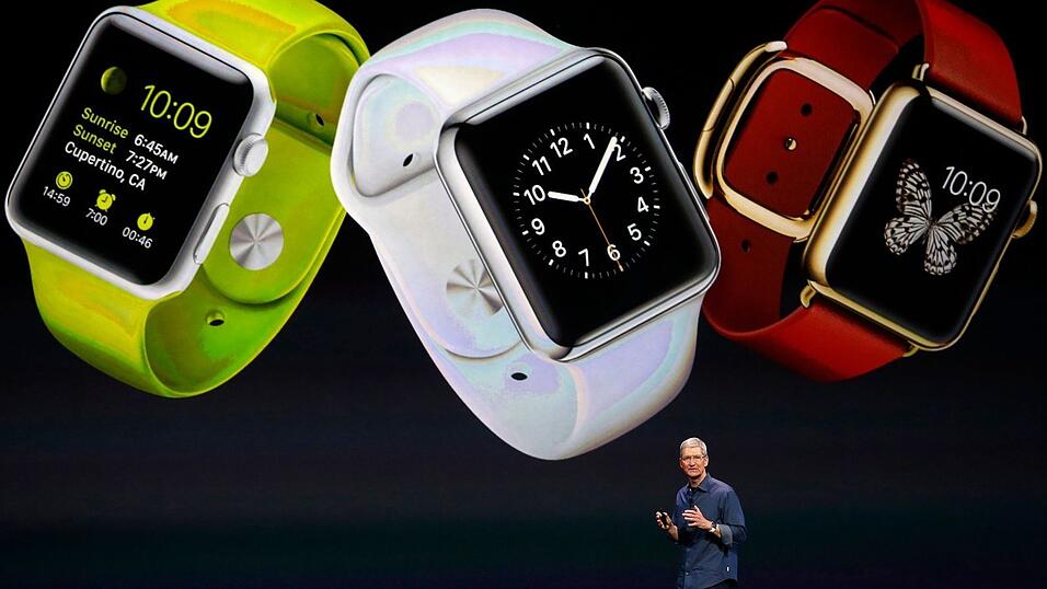 2014: Mit der Apple Watch eroberte Tim Cook den Wearables-Markt.