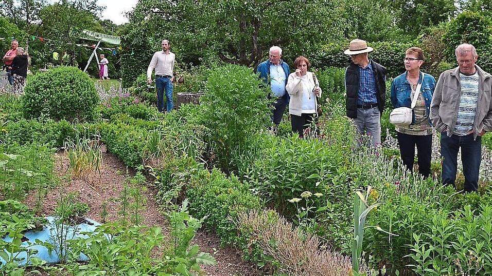 Die Pflanzen im Bauerngarten wurden fachmännisch begutachtet. Die Pflanzen im Bauerngarten wurden fachmännisch begutachtet.