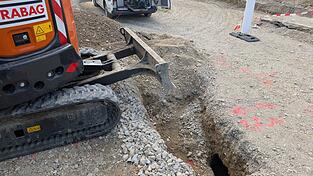 Die Hohlräume wurden beim Bau der neuen Trambahnlinie unter der Fahrbahn entdeckt.