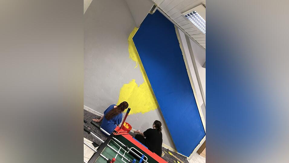 Die Farbauswahl trafen die jungen Leute selbst und sie war keineswegs schlecht.