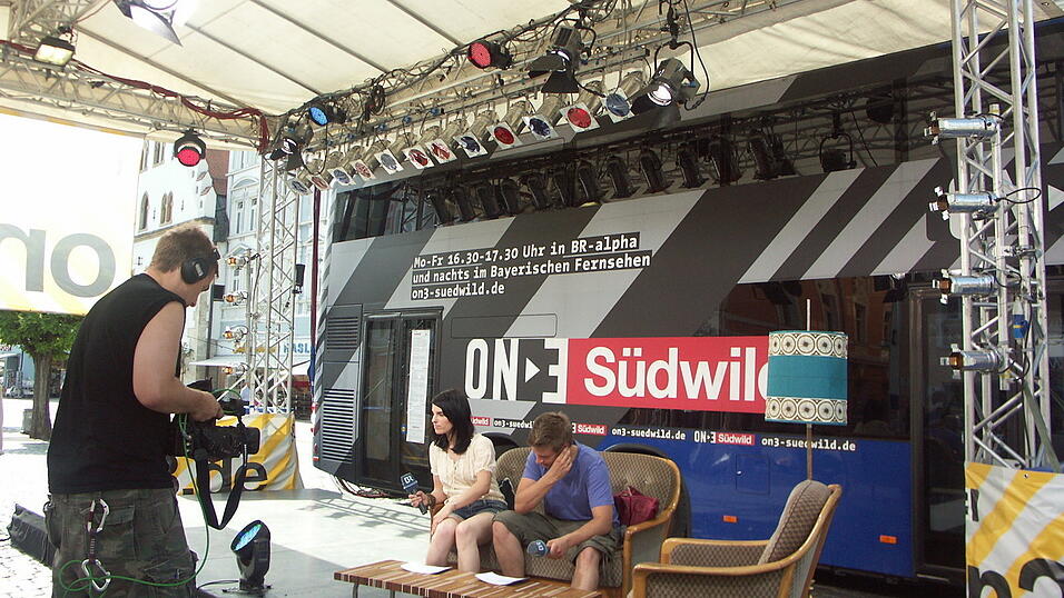 Blick hinter die Kulissen bei on3-südwild. (Foto: Meike Weinzierl) Blick hinter die Kulissen bei on3-südwild. (Foto: Meike Weinzierl)