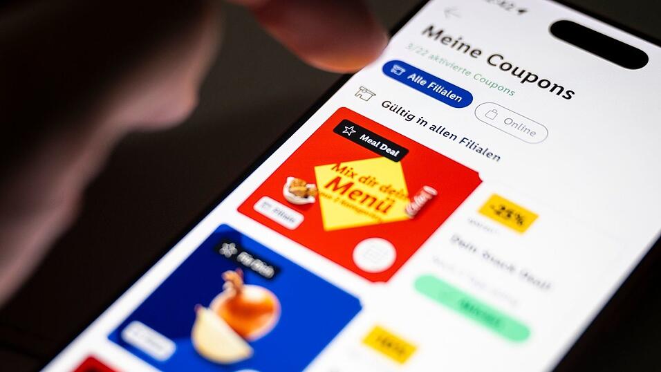 Lidl k&ouml;dert Kunden in seiner App mit zus&auml;tzlichen Rabattaktionen.