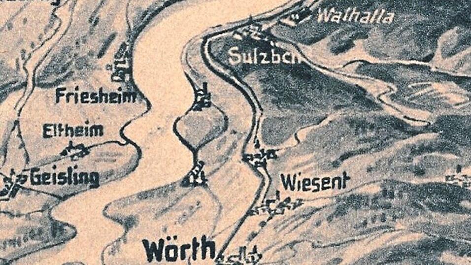 Die Donauinseln bei Wörth und Gmünd. Die Donauinseln bei Wörth und Gmünd.