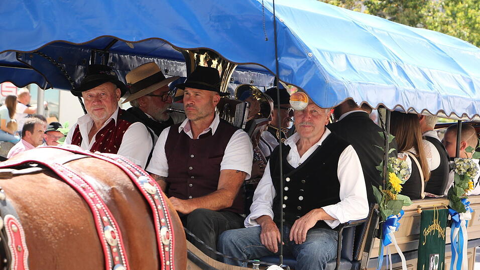 Der 35. Rosstag in Bad K&ouml;tzting. Bilder vom Festumzug &bdquo;Landwirtschaft und Handwerk von damals&ldquo;.