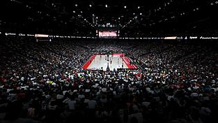 Die Pokal-Endrunde der Basketballer findet die nächsten Jahre im Münchner SAP Garden statt. (Archivfoto) Die Pokal-Endrunde der Basketballer findet die nächsten Jahre im Münchner SAP Garden statt. (Archivfoto)