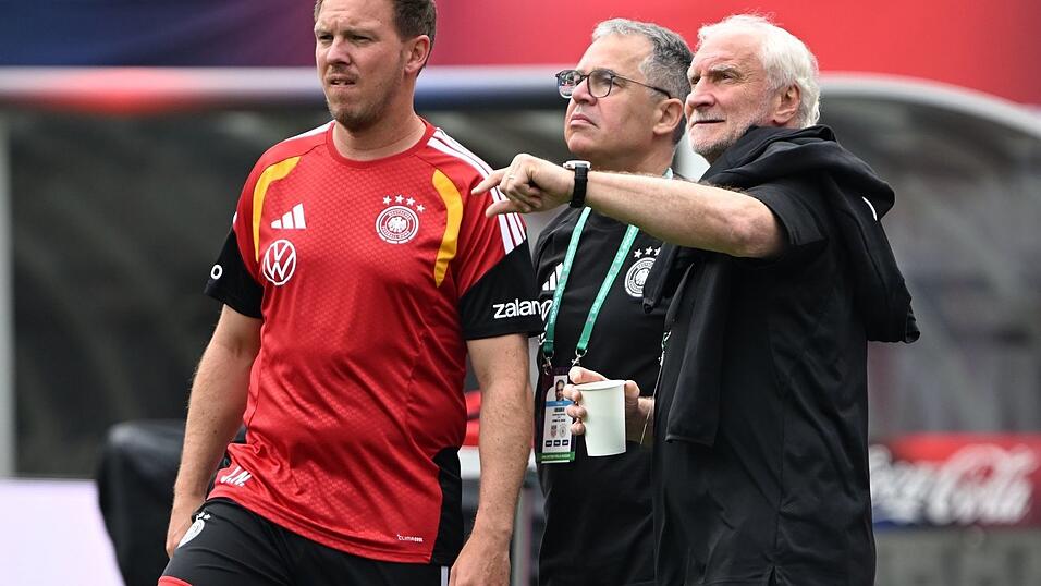 Rudi Völler war in der sportlichen Leitung mit Julian Nagelsmann eng verbandelt. (Archivbild) Rudi Völler war in der sportlichen Leitung mit Julian Nagelsmann eng verbandelt. (Archivbild)