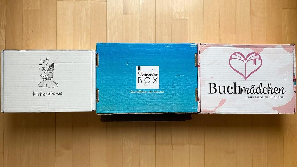 So sehen die drei Boxen aus, wenn sie verschlossen sind.