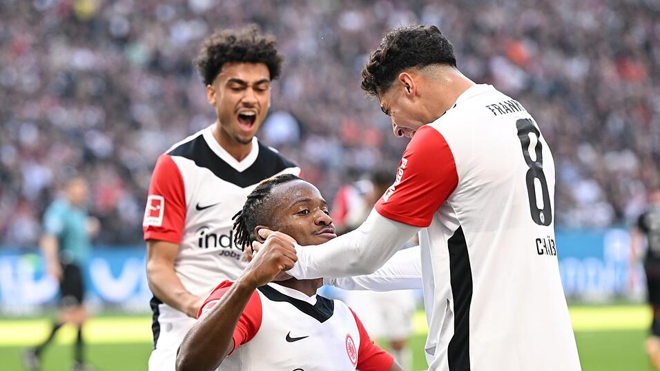 Winter-Neuzugang Michy Batshuayi erzielte sein erstes Tor für Eintracht Frankfurt.