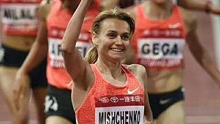 Anna bei einem Wettbewerb