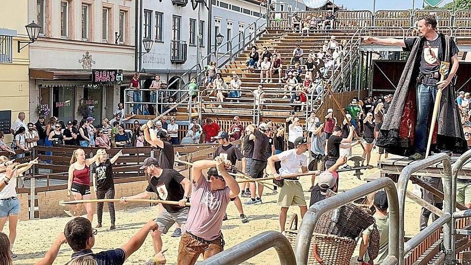 Eine der neu gestalteten Szenen: Die Darsteller kommen heuer dem Publikum n&auml;her.