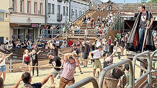 Eine der neu gestalteten Szenen: Die Darsteller kommen heuer dem Publikum n&auml;her.