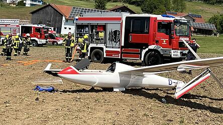 Der junge Pilot hat gl&uuml;cklicherweise keine nennenswerten Verletzungen davongetragen.