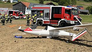 Der junge Pilot hat glücklicherweise keine nennenswerten Verletzungen davongetragen. Der junge Pilot hat glücklicherweise keine nennenswerten Verletzungen davongetragen.