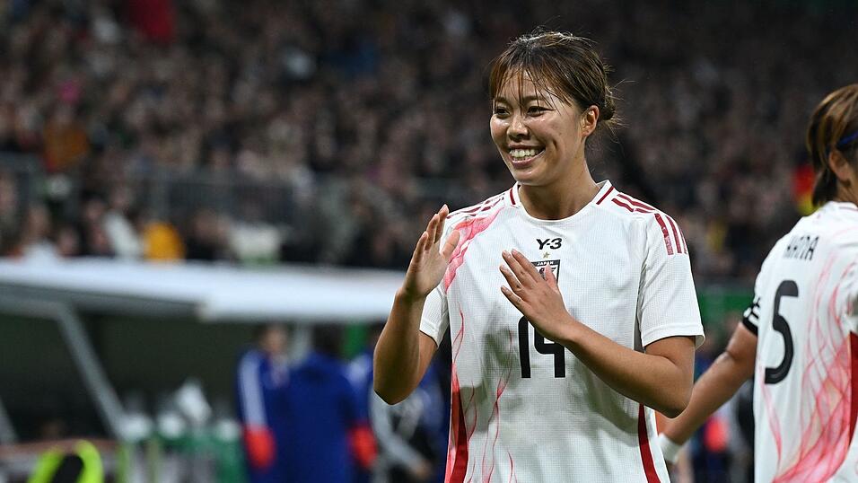 Erzielte Japans Führung: Momoko Tanikawa vom FC Bayern München. Erzielte Japans Führung: Momoko Tanikawa vom FC Bayern München.