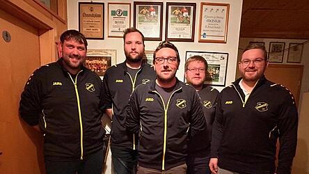 Die Führung des SC Arrach (v.l.): Daniel Schmid, Lukas May, Thomas Häring, Martin Multerer, Michael Steger. Max Kreutzer war verhindert.