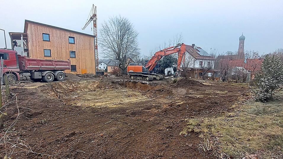 Bei der Baugenossenschaft entsteht derzeit ein Neubau an der Schweidnitzer Straße.