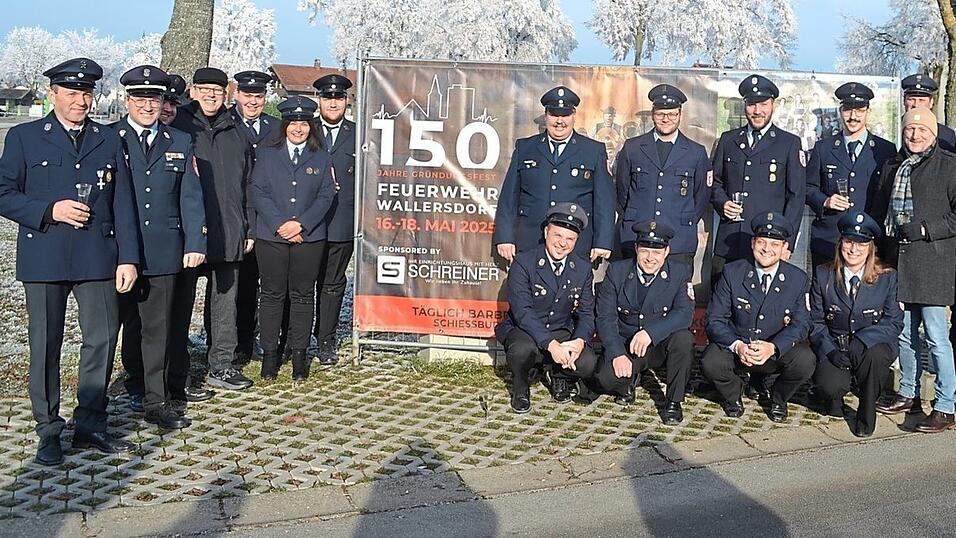 Bei der Feuerwehr freut man sich bereits auf das Festwochenende.