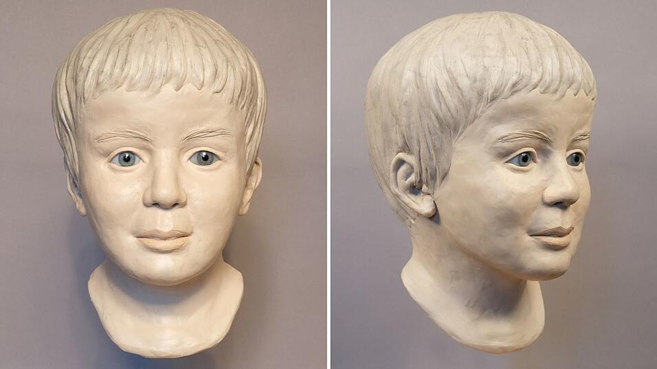 Im Rahmen einer rechtsmedizinischen Gesichtsrekonstruktion wurde diese Skulptur erstellt. Im Rahmen einer rechtsmedizinischen Gesichtsrekonstruktion wurde diese Skulptur erstellt.