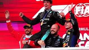 Die erfolgreichsten Formel-1-Piloten im Feld huldigen dem Teeanager.