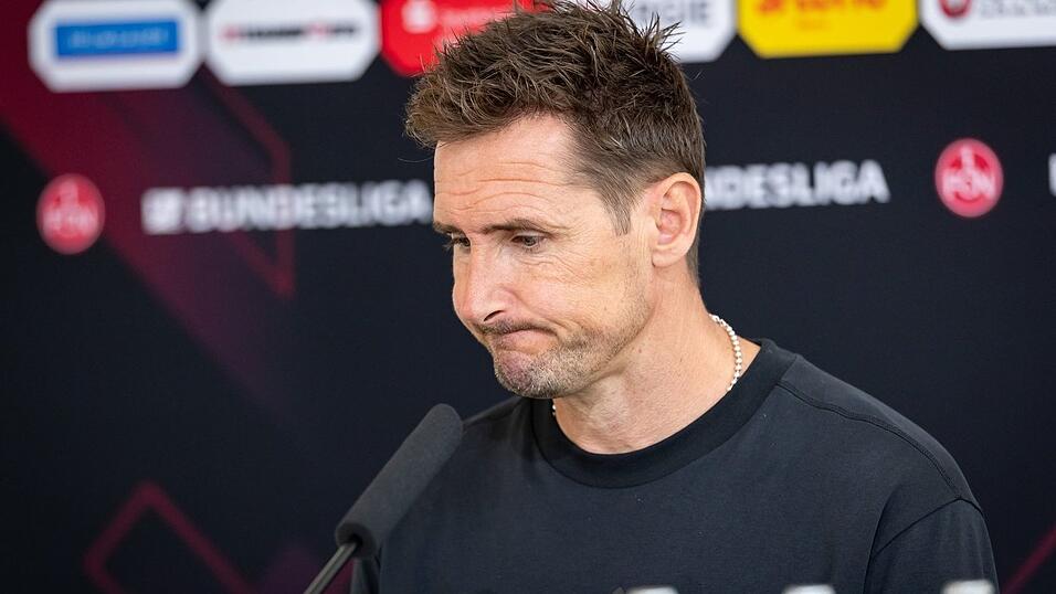 Schwierige Zeit als Nürnberger Trainer: Miroslav Klose.