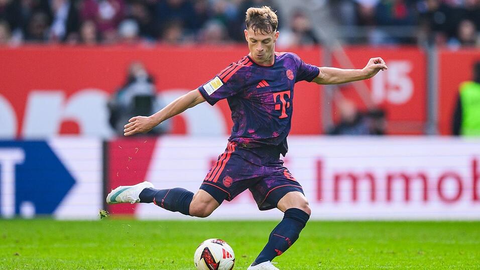 Joshua Kimmich soll nach einem privaten Schicksalsschlag in dieser Woche wieder Ball sein. (Archivbild) Joshua Kimmich soll nach einem privaten Schicksalsschlag in dieser Woche wieder Ball sein. (Archivbild)