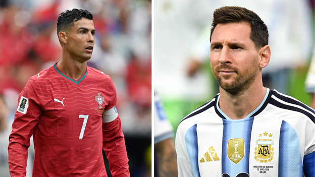 Ein ewiger Wettstreit: Lionel Messi (rechts) und Cristiano Ronaldo