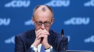 Bundeskanzler und Parteivorsitzender Friedrich Merz beim CDU-Parteitag Bundeskanzler und Parteivorsitzender Friedrich Merz beim CDU-Parteitag