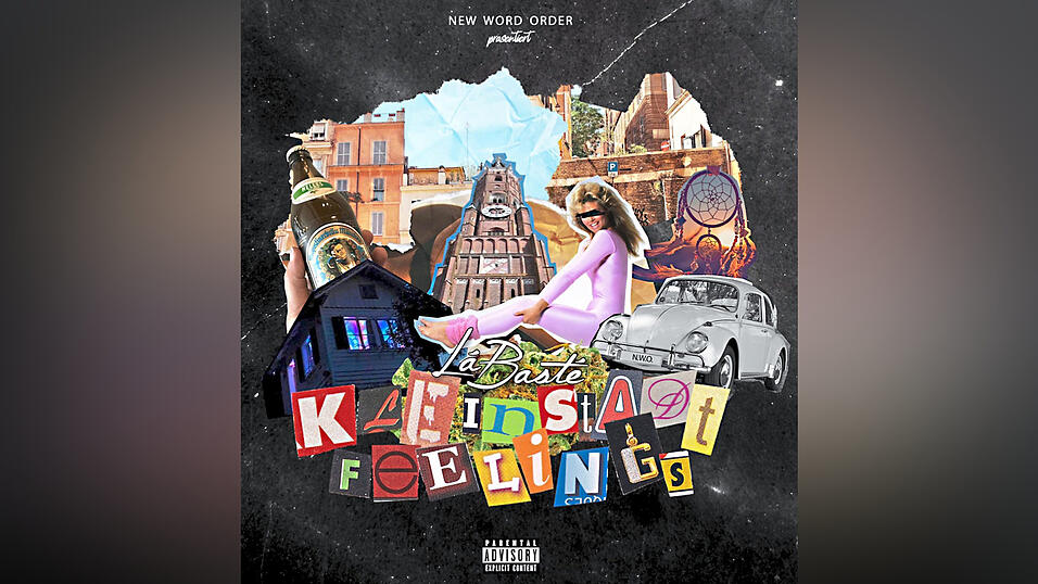 So soll das Cover des ersten Solo-Albums des Landshuter Rappers aussehen - inklusive Martinskirche und Landshut-Bezug.